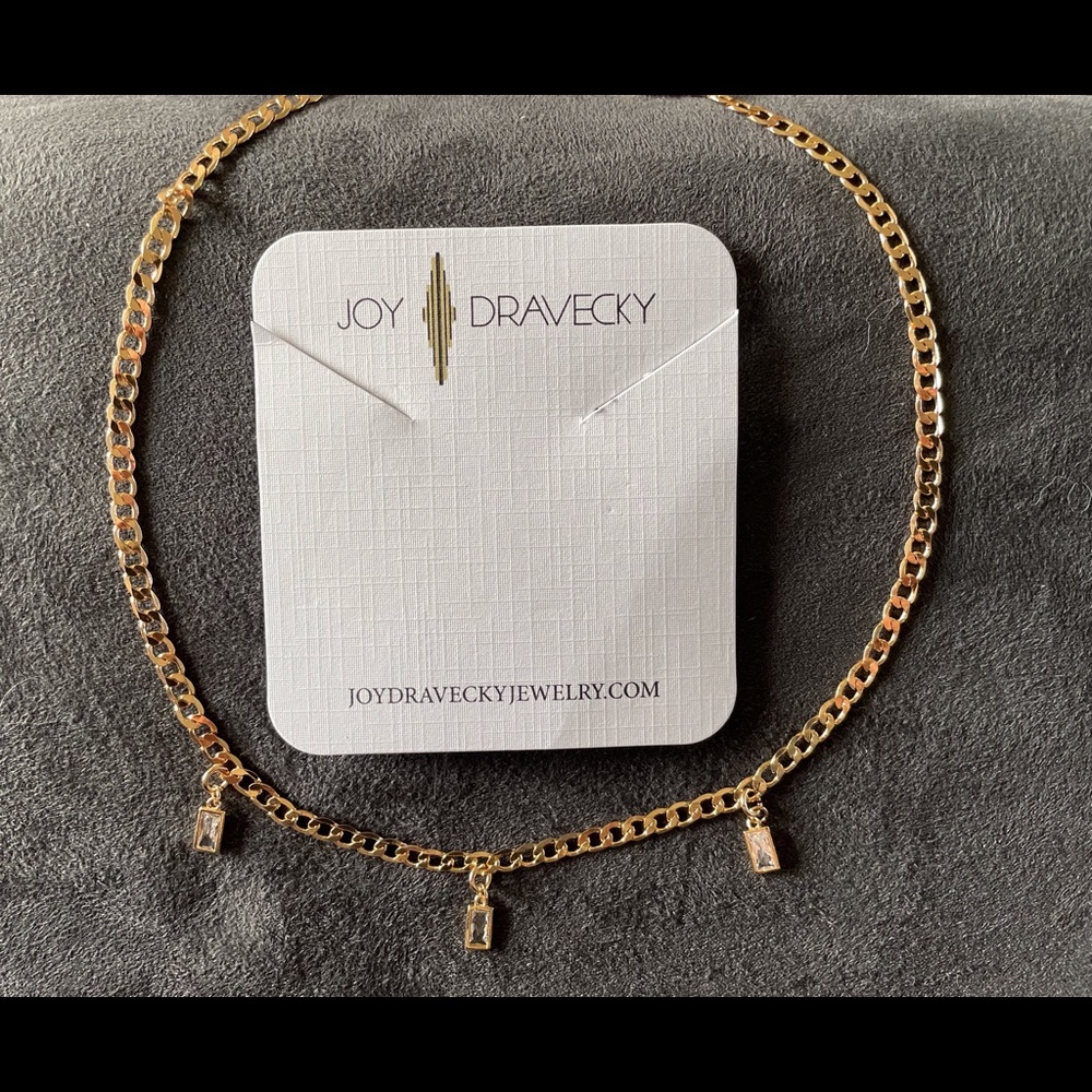Joy Dravecky gold necklace